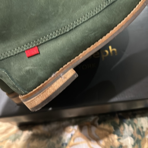 Marc Joseph Forest Green boys suede zip up boots - Picture 4 of 5
